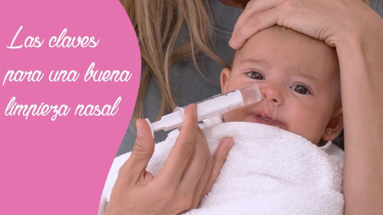 El uso del suero fisiológico para la nariz del bebé: guía práctica